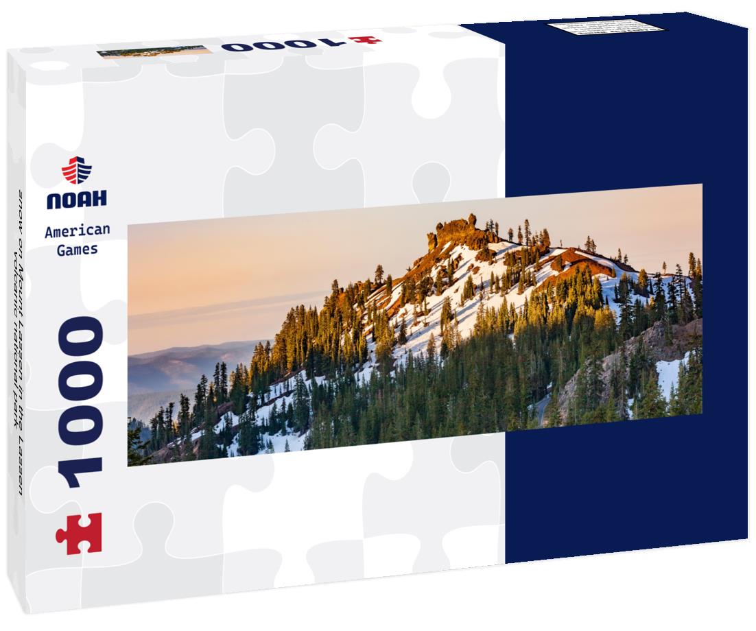 Noah Jigsaw Puzzle snow on Mount Lassen in the Lassen volcanic national park panorama 1000 pieces