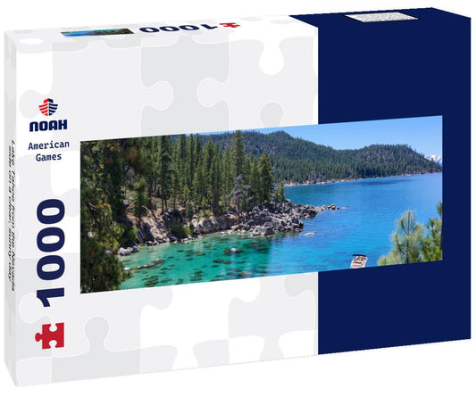 Noah Jigsaw Puzzle Lake Tahoe from the Nevada side on a clear, sunny day panorama 1000 pieces