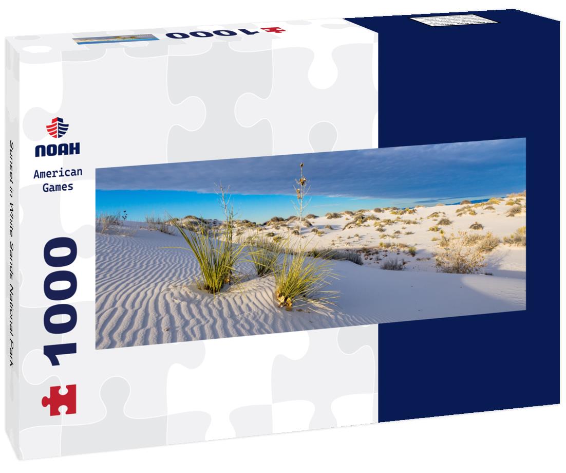 Noah Jigsaw Puzzle Sunset in White Sands National Park panorama 1000 pieces