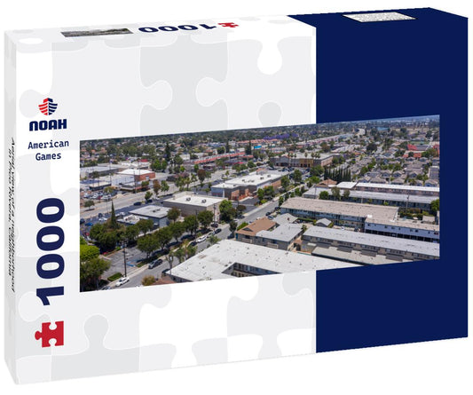 Noah Jigsaw Puzzle Aerial view of a neighborhood in Pico Rivera, California panorama 1000 pieces