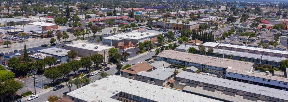 Noah Jigsaw Puzzle Aerial view of a neighborhood in Pico Rivera, California panorama 1000 pieces