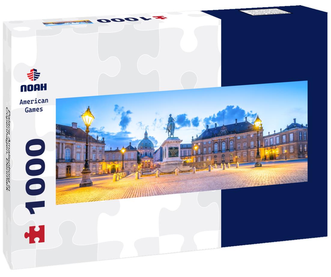 Noah Jigsaw Puzzle Palace Amalienborg in Copenhagen, Denmark panorama 1000 pieces