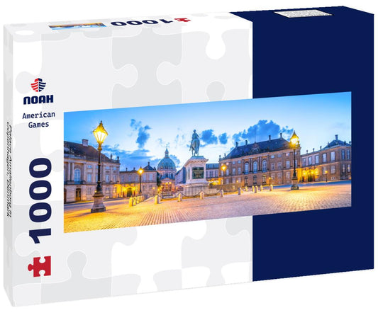 Noah Jigsaw Puzzle Palace Amalienborg in Copenhagen, Denmark panorama 1000 pieces