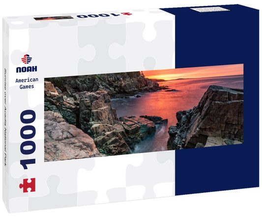 Noah Jigsaw Puzzle Sunrise over Acadia National Park panorama 1000 pieces