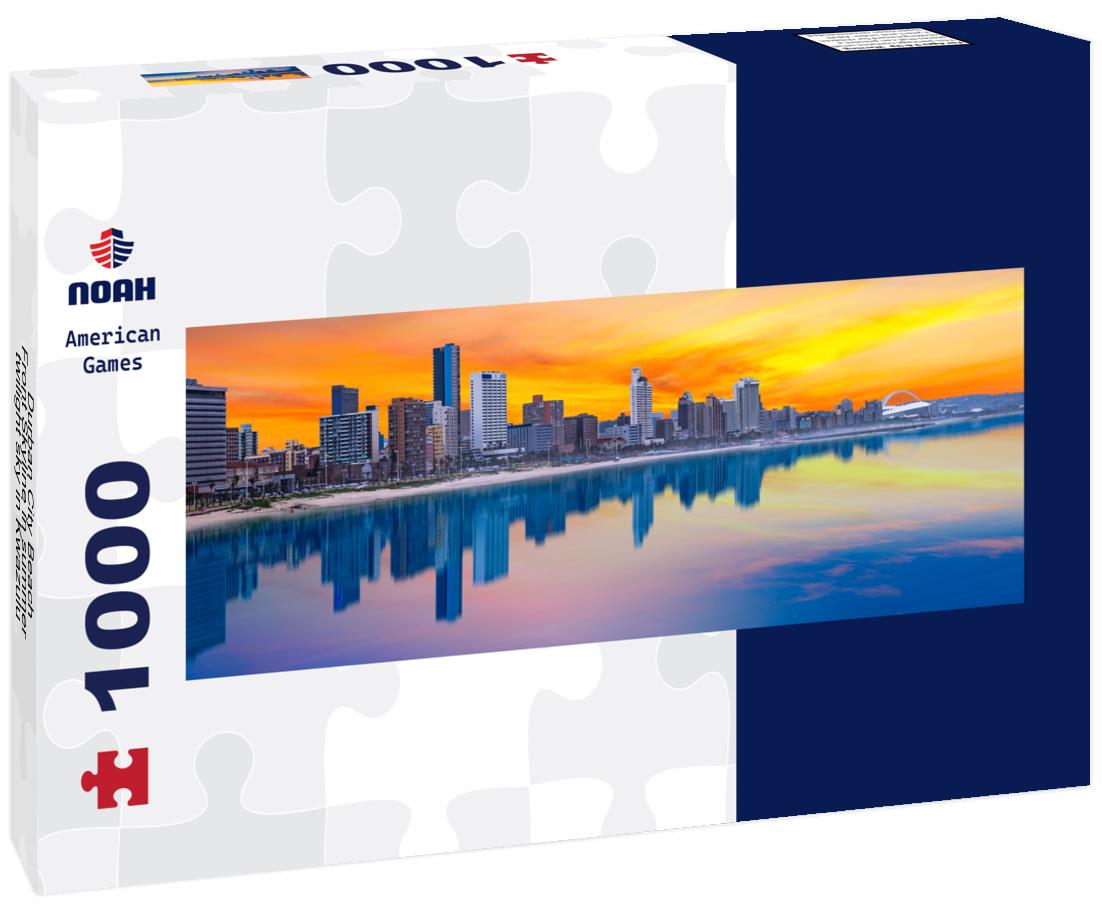 Noah Jigsaw Puzzle Durban City Beach-Front Skyline in summer twilight sky in Kwazulu-Natal South Africa panorama 1000 pieces