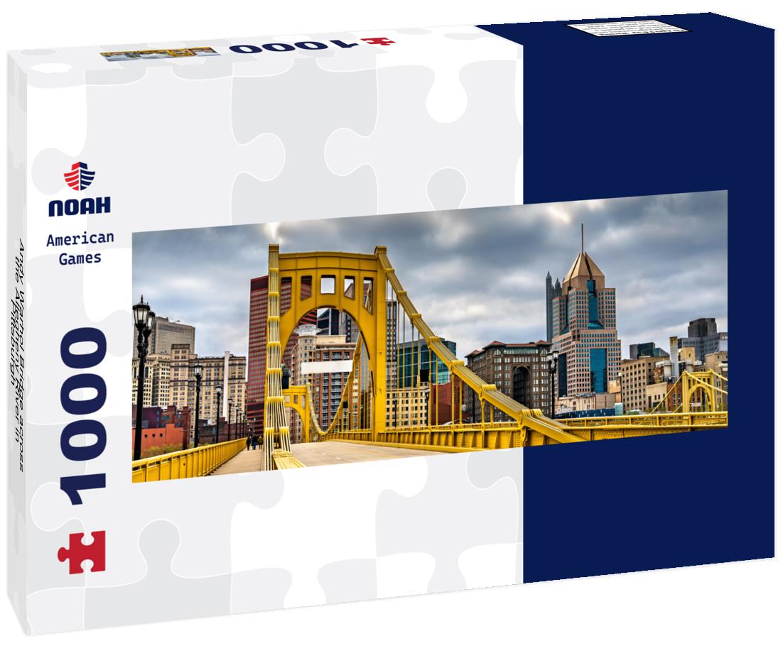 Noah Jigsaw Puzzle Andy Warhol Bridge across the Allegheny River in Pittsburgh - Pennsylvania, United States panorama 1000 pieces
