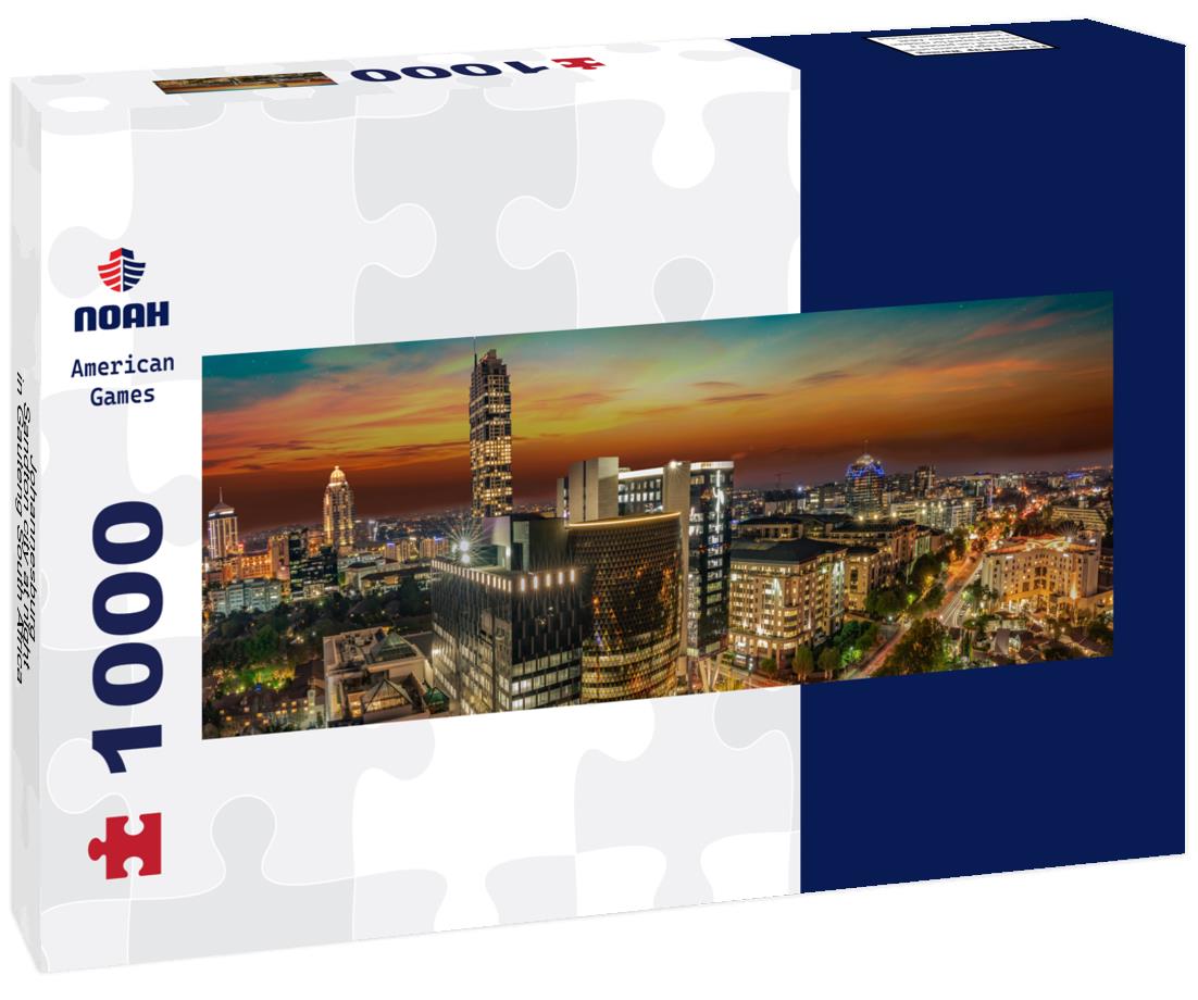 Noah Jigsaw Puzzle Johannesburg-Sandton city at night in Gauteng South Africa panorama 1000 pieces