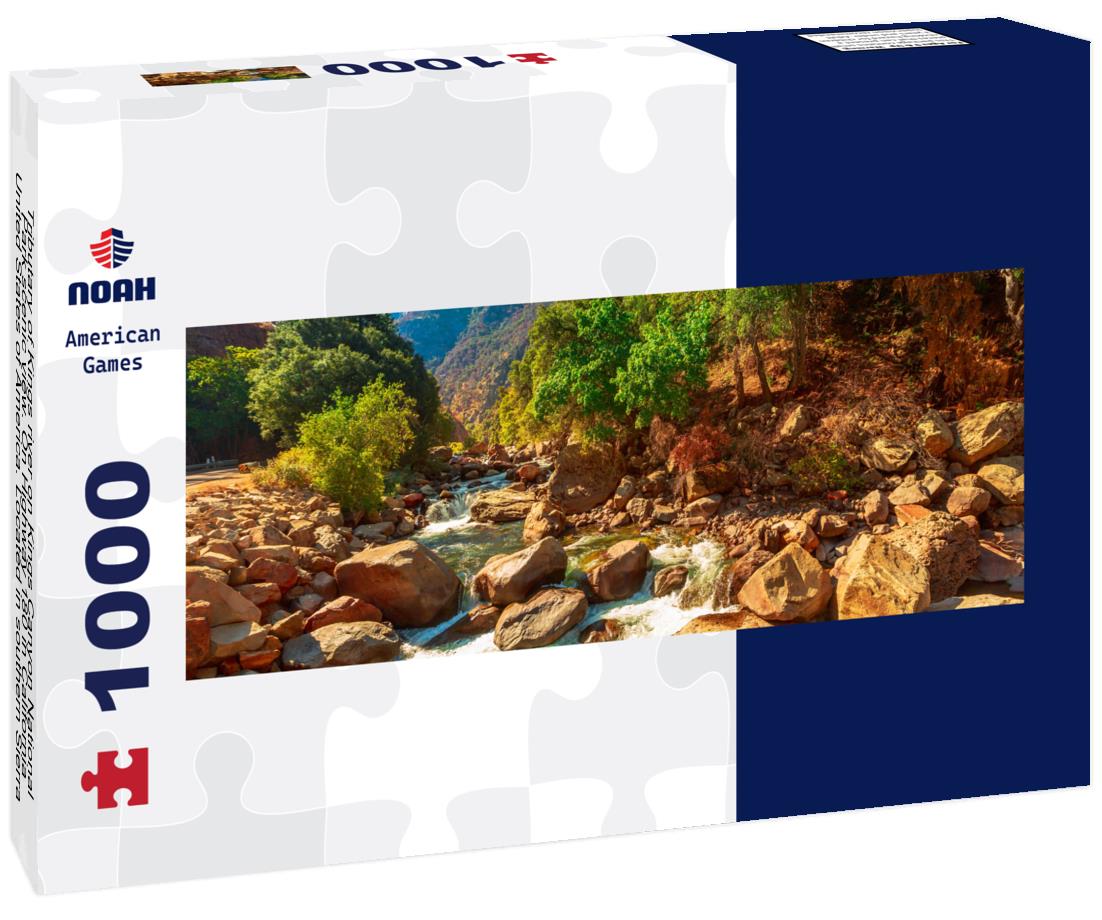 Noah Jigsaw Puzzle Tributary of Kings river on Kings Canyon National Park scenic view. On Highway 180 in California, United States of America. Located in southern Sierra Nevada, bordered by Sequoia National Park panorama 1000 pieces