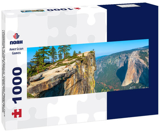 Noah Jigsaw Puzzle panorama at Taft Point in Yosemite National Park, California, United States. View from Taft Point: Yosemite Valley, El Capitan and Yosemite Falls panorama 1000 pieces
