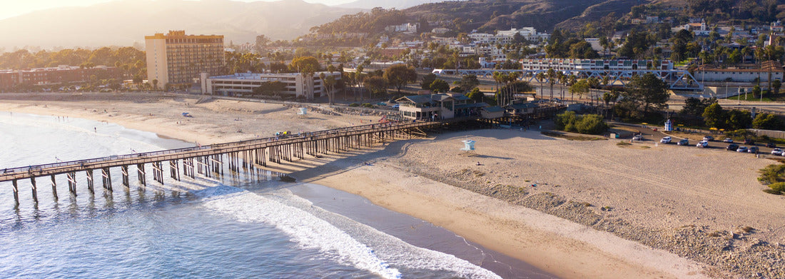 Noah Jigsaw Puzzle Aerial view of downtown Ventura, California and the coast from San Buenaventura State Beach panorama 1000 pieces