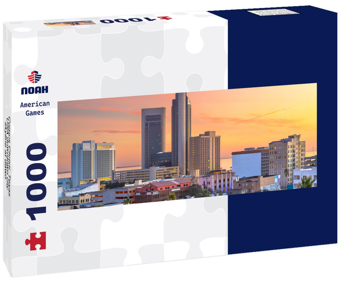 Noah Jigsaw Puzzle Corpus Christi, Texas, USA downtown city skyline at dawn panorama 1000 pieces