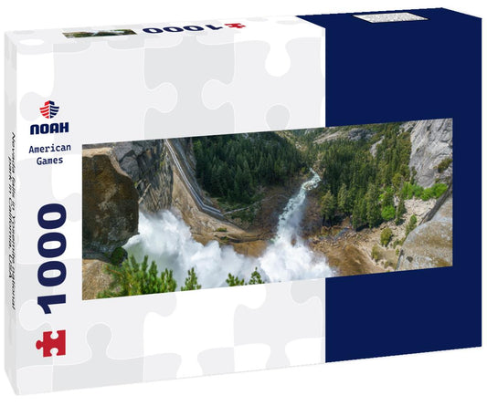 Noah Jigsaw Puzzle Nevada falls in Yosemite national park in California, USA panorama 1000 pieces