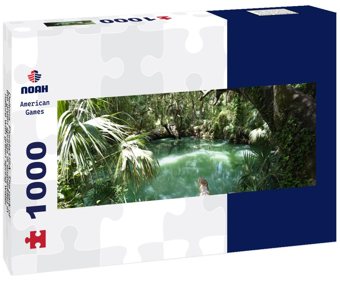 Noah Jigsaw Puzzle Deltona, Florida/USA: The park of the green springs is embedded in nature with green spring water panorama 1000 pieces