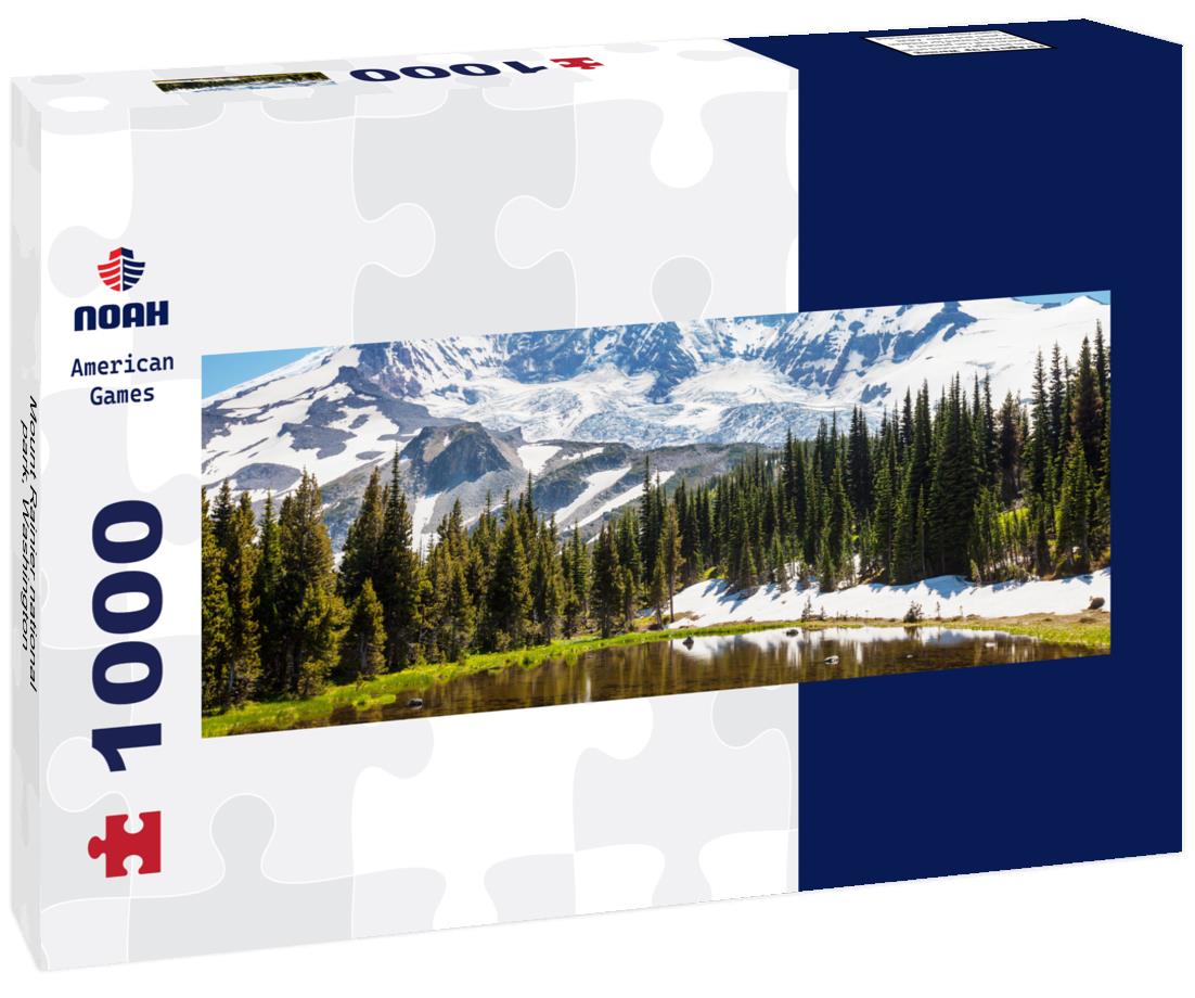Noah Jigsaw Puzzle Mount Rainier national park, Washington panorama 1000 pieces