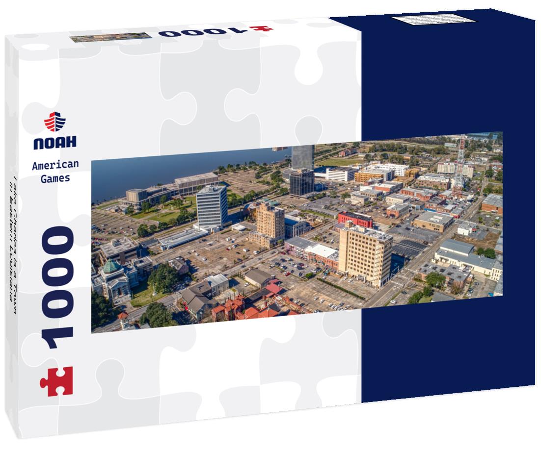 Noah Jigsaw Puzzle Lake Charles is a Town in Eastern Louisiana panorama 1000 pieces