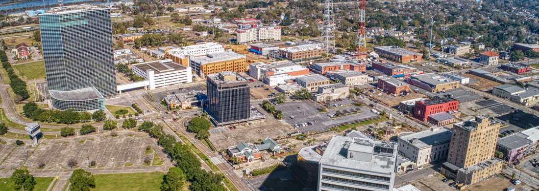 Noah Jigsaw Puzzle Lake Charles is a Town in Eastern Louisiana panorama 1000 pieces
