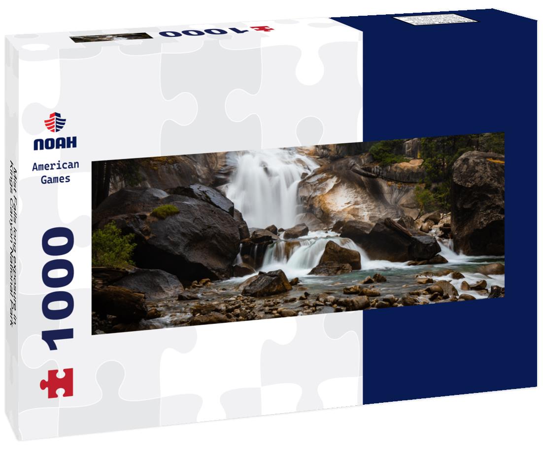 Noah Jigsaw Puzzle Mist Falls long exposure in Kings Canyon National Park panorama 1000 pieces