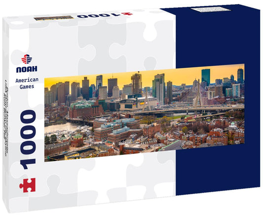 Noah Jigsaw Puzzle Boston, Massachusetts, USA downtown city skyline from Bunker Hill panorama 1000 pieces