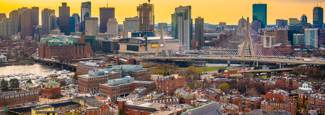 Noah Jigsaw Puzzle Boston, Massachusetts, USA downtown city skyline from Bunker Hill panorama 1000 pieces