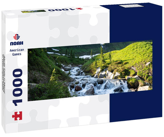 Noah Jigsaw Puzzle Myrtle Falls in Mount Rainier National Park in Washington State panorama 1000 pieces