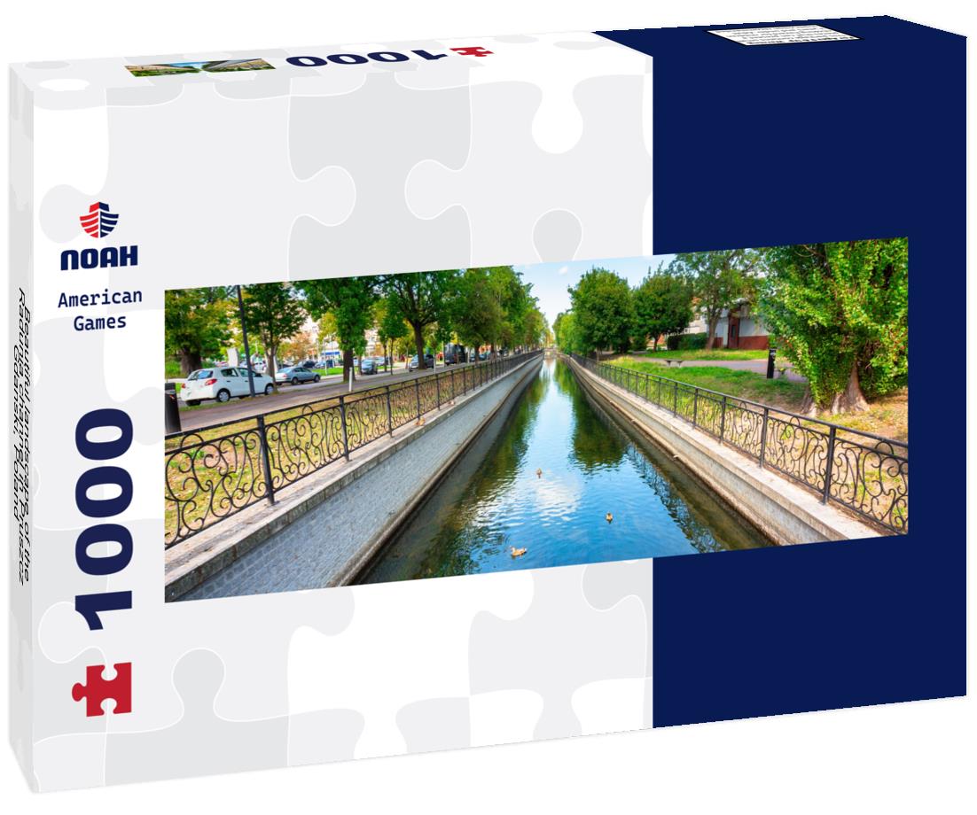Noah Jigsaw Puzzle Beautiful landscape of the Radunia channel in Pruszcz Gdanski, Poland panorama 1000 pieces