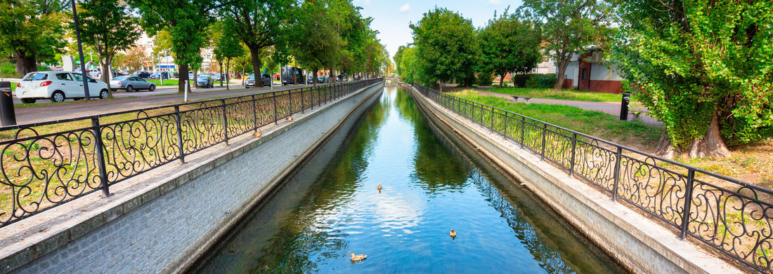 Noah Jigsaw Puzzle Beautiful landscape of the Radunia channel in Pruszcz Gdanski, Poland panorama 1000 pieces