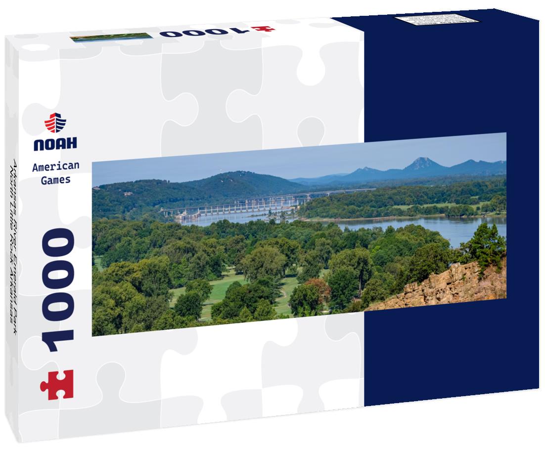 Noah Jigsaw Puzzle Arkansas River Emerald Park North Little Rock Arkansas panorama 1000 pieces