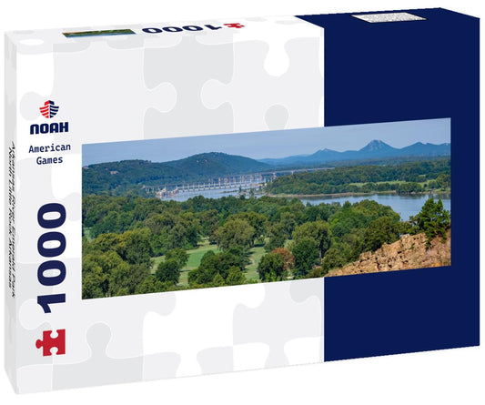Noah Jigsaw Puzzle Arkansas River Emerald Park North Little Rock Arkansas panorama 1000 pieces