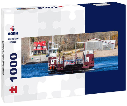 Noah Jigsaw Puzzle Canada, New Brunswick, Saint John River Valley. Evandale Ferry on the St. John River panorama 1000 pieces
