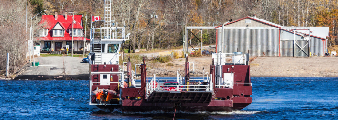 Noah Jigsaw Puzzle Canada, New Brunswick, Saint John River Valley. Evandale Ferry on the St. John River panorama 1000 pieces
