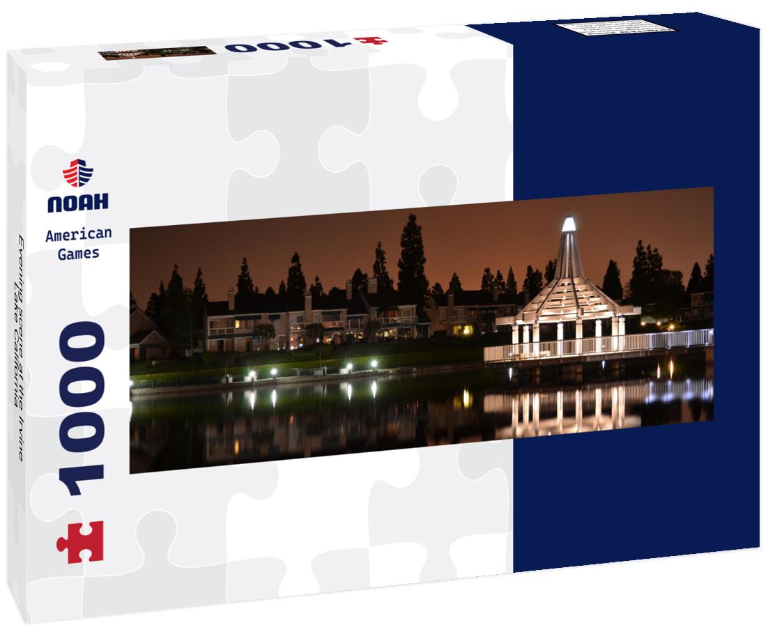 Noah Jigsaw Puzzle Evening scene at the Irvine Lake California panorama 1000 pieces