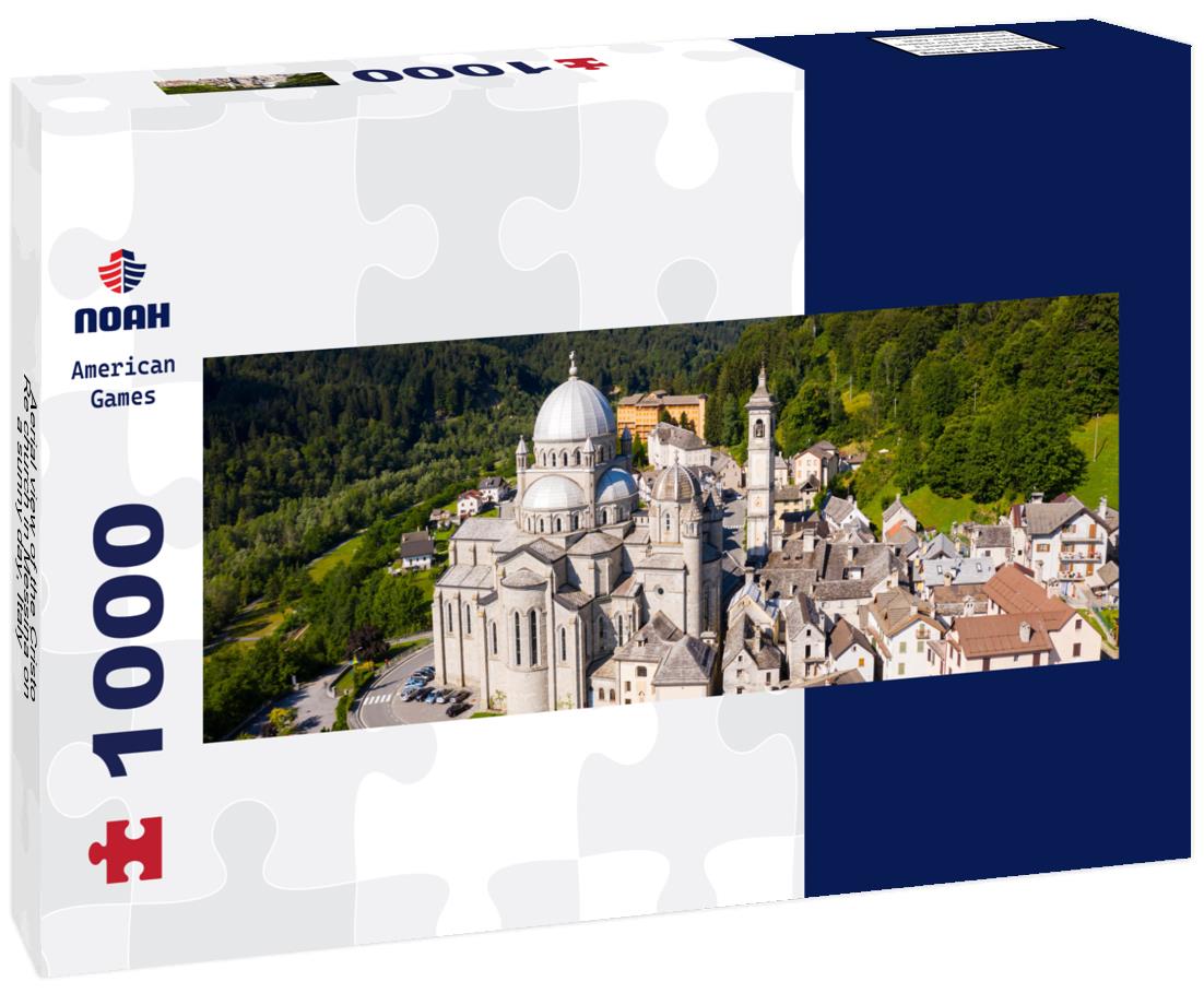 Noah Jigsaw Puzzle Aerial view of the Cristo Re church in Messina on a sunny day, Italy panorama 1000 pieces
