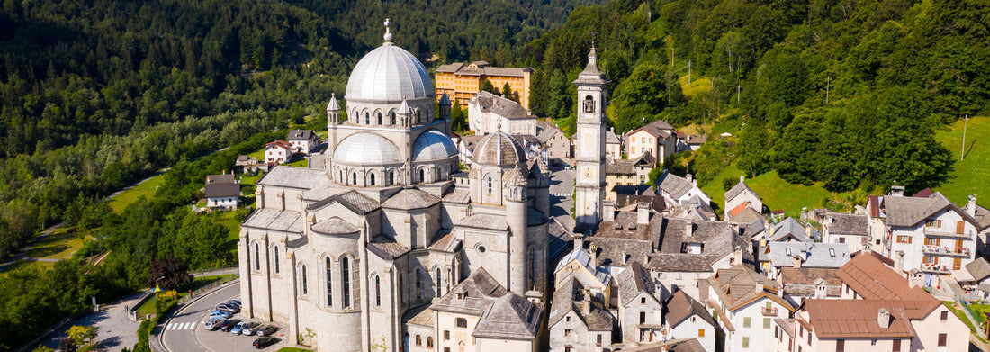 Noah Jigsaw Puzzle Aerial view of the Cristo Re church in Messina on a sunny day, Italy panorama 1000 pieces