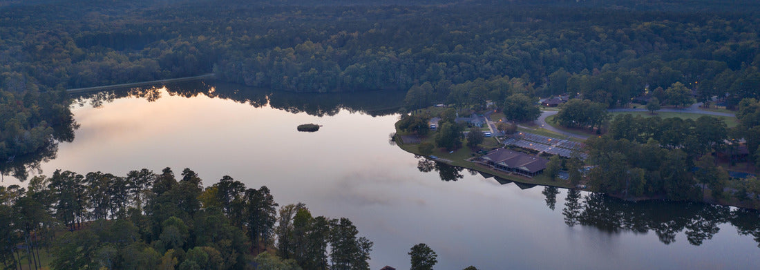 Noah Jigsaw Puzzle Rock Eagle Lake, Putnam County, Georgia, USA at dusk panorama 1000 pieces