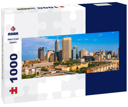 Noah Jigsaw Puzzle Indianapolis skyline Indiana US panorama 1000 pieces