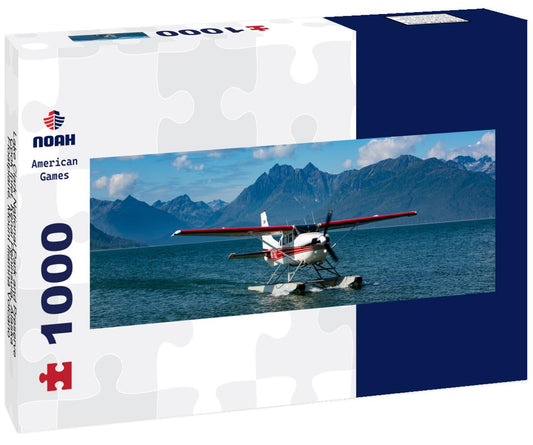 Noah Jigsaw Puzzle Lake Clark National Park and Preserve, Cook Inlet, Kenai Peninsula, Alaska, Floatplane, Mount Iliamna Volcano panorama 1000 pieces