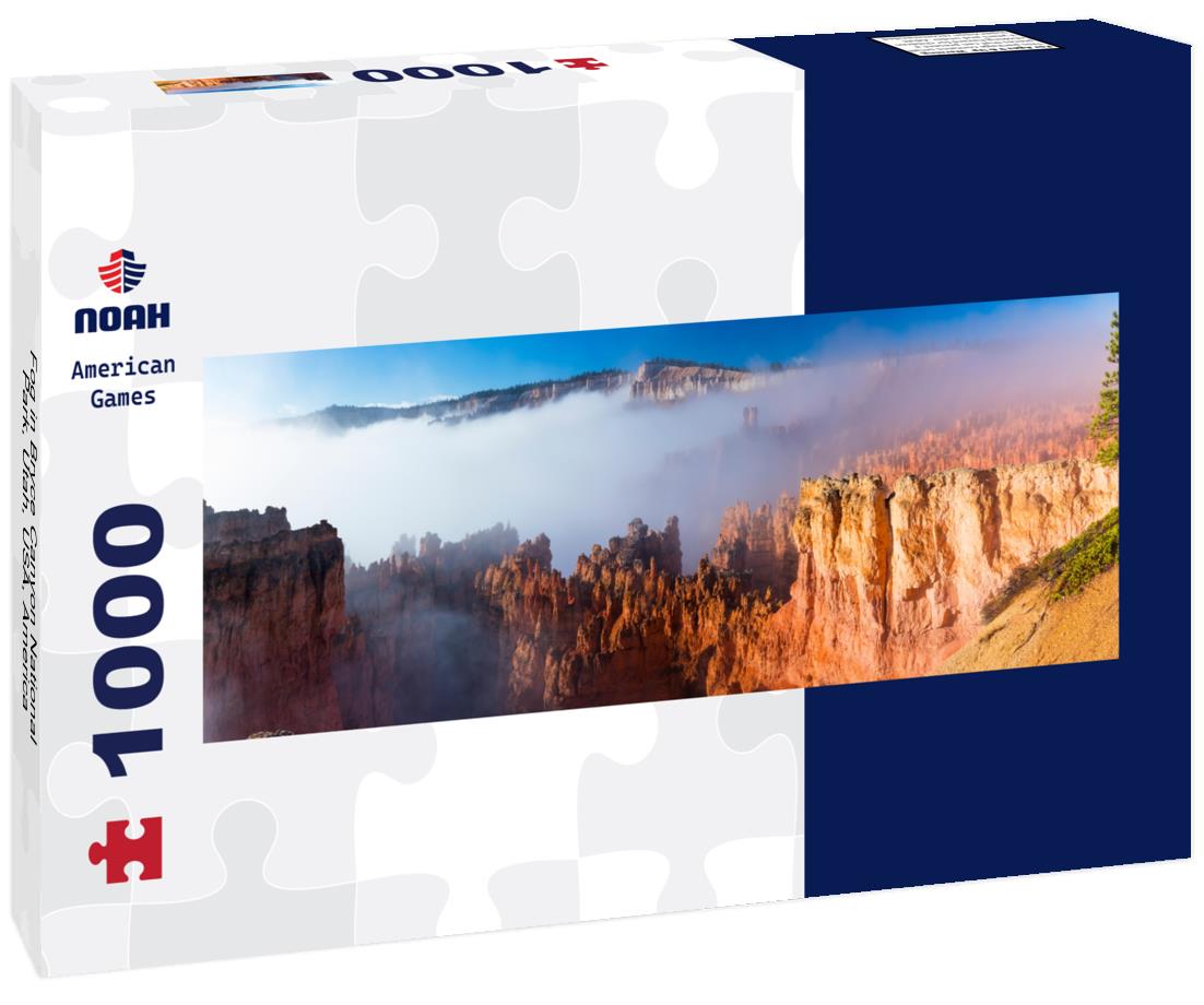 Noah Jigsaw Puzzle Fog in Bryce Canyon National Park, Utah, USA, America panorama 1000 pieces