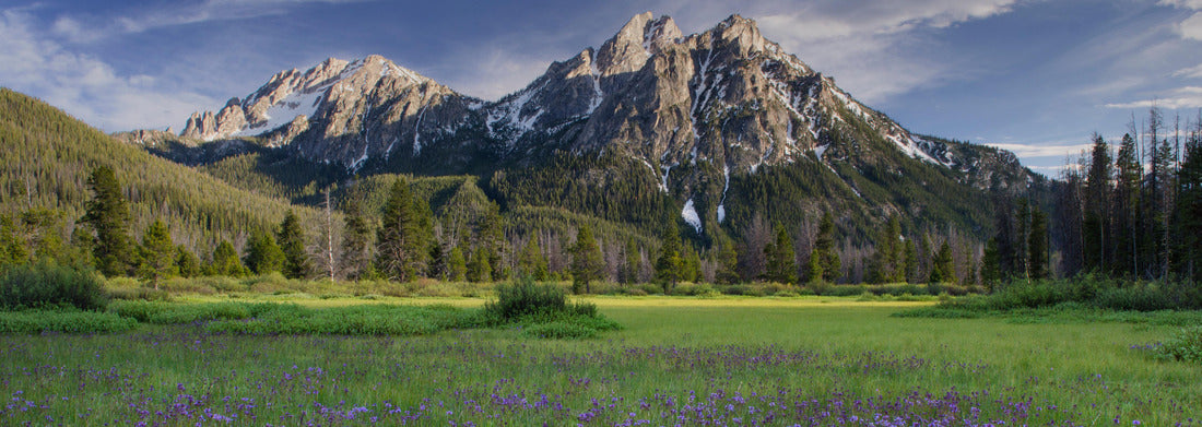 USA, Idaho. McGown Peak Sawtooth Mountains 1000pc Panoramic Puzzle