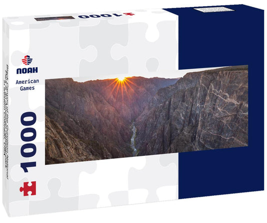 Noah Jigsaw Puzzle Black Canyon of the Gunnison National Park is an American national park in western Colorado, USA panorama 1000 pieces