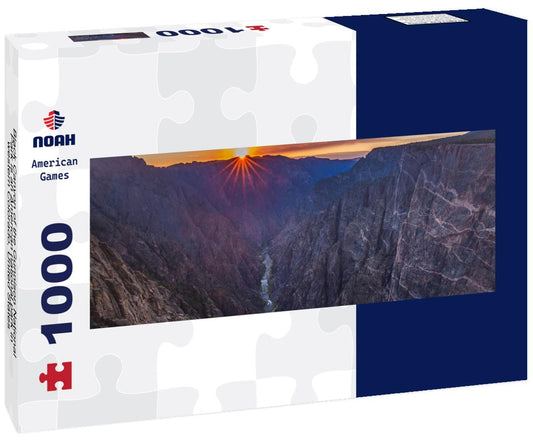 Noah Jigsaw Puzzle Black Canyon of the Gunnison National Park is an American national park in western Colorado, United States panorama 1000 pieces