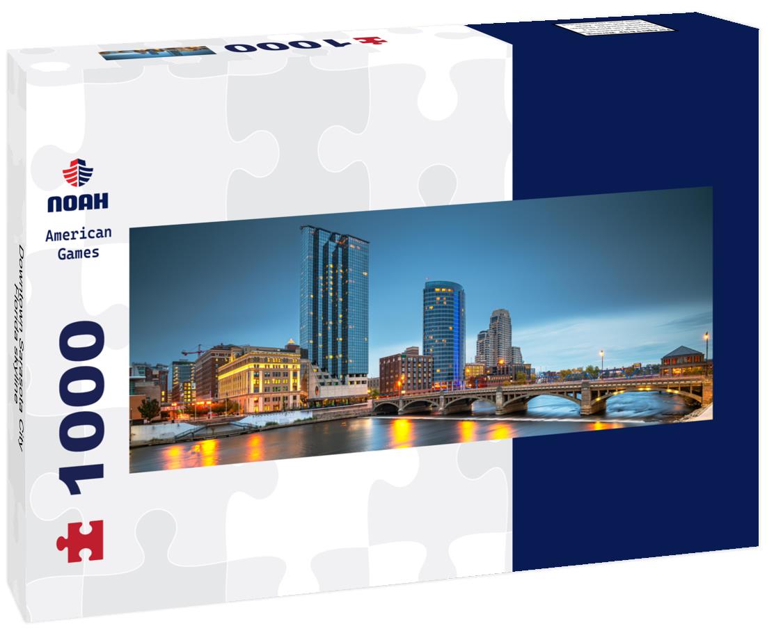 Noah Jigsaw Puzzle Downtown Sarasota City Florida skyline panorama 1000 pieces