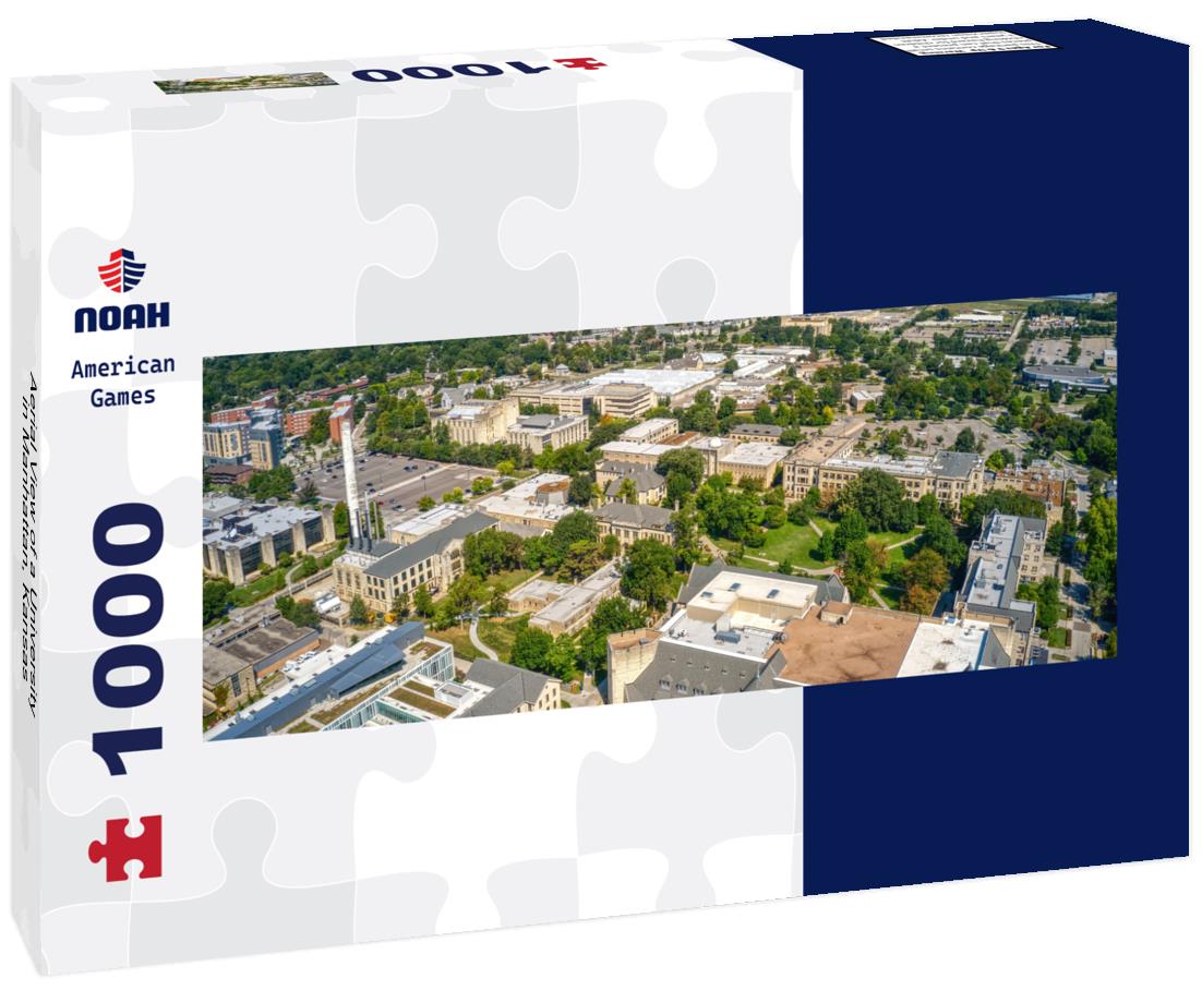 Noah Jigsaw Puzzle Aerial View of a University in Manhattan, Kansas panorama 1000 pieces