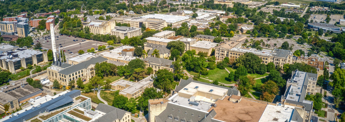 Noah Jigsaw Puzzle Aerial View of a University in Manhattan, Kansas panorama 1000 pieces