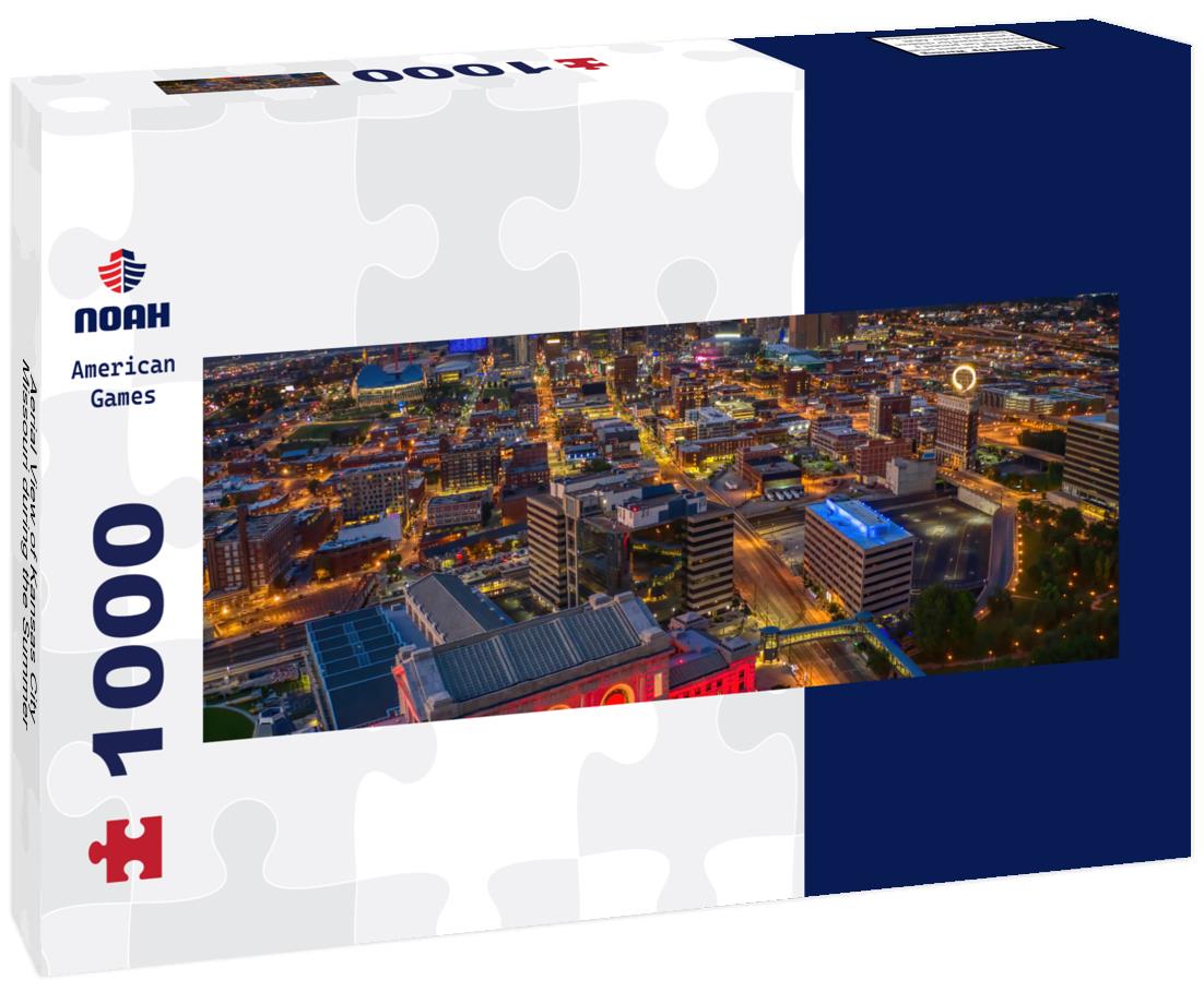 Noah Jigsaw Puzzle Aerial View of Kansas City, Missouri during the Summer panorama 1000 pieces