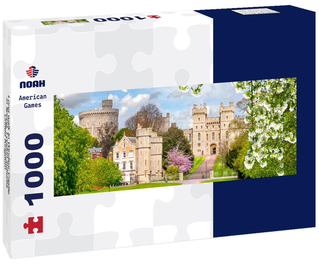 Noah Jigsaw Puzzle Long walk to Windsor Castle in spring, London suburbs, United Kingdom panorama 1000 pieces
