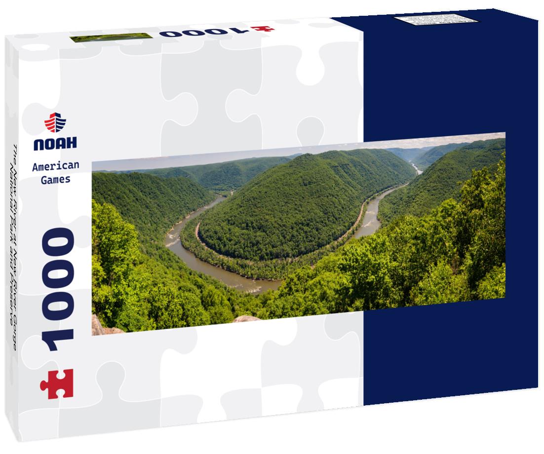 Noah Jigsaw Puzzle The New River at New River Gorge National Park and Preserve panorama 1000 pieces