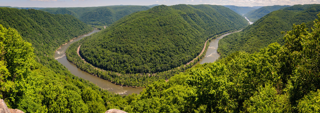 Noah Jigsaw Puzzle The New River at New River Gorge National Park and Preserve panorama 1000 pieces