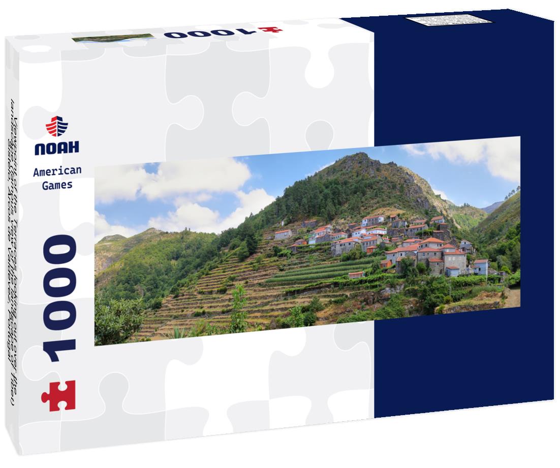 Noah Jigsaw Puzzle Viewpoint of the Terraces looking out over the landscape (famous view of the landscape of Tibet), Sistelo, Arcos de Valdevez, Portugal panorama 1000 pieces