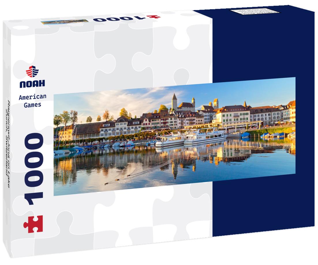 Noah Jigsaw Puzzle Rapperswil-Jona on Lake Zurich, Switzerland panorama 1000 pieces