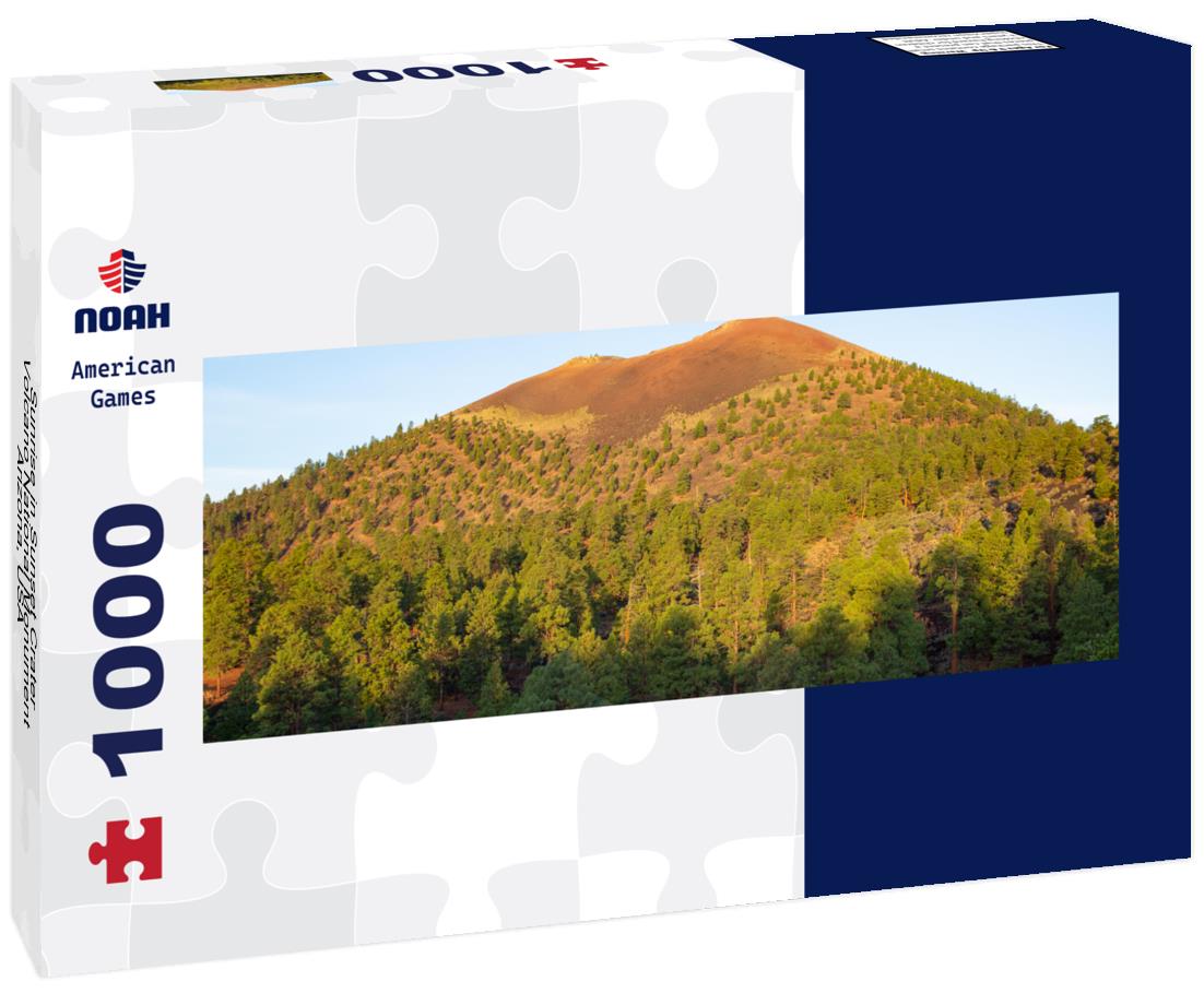 Noah Jigsaw Puzzle Sunrise in Sunset Crater Volcano National Monument, Arizona, USA panorama 1000 pieces